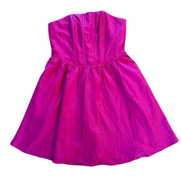 NEW Band Of The Free Pink Strapless Dress - Picture 1 of 5